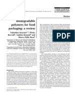 Biodegradable Polymers For Food Packaging A Review