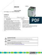 QUINT-PS/ 1AC/24DC/20: Primary-Switched Power Supply With SFB Technology, 1 AC, Output Current 20 A