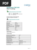 Heidenhain TNC 355: Ncnet 7.0 Settings