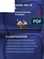 Propiedades de La Materia