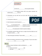 Chapter 3: Heredity and Variation