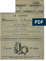 C.wathoul - La Carburation Et Les Carburateurs (P1)