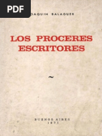 Joaquín Balaguer - Los Próceres Escritores