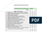 Evaluación Diagnostica - Sala Cuna