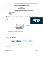 Computer Graphics Q N A's