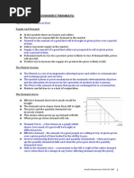 Edexcel IGCSE Economics Red Section Summary