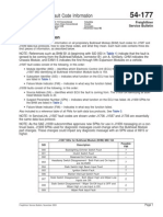 Bulkhead Module Fault Code Information