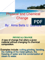 Physical and Chemical Change