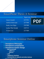 Smartphone Thesis A Seminar: Supervisor: Peter Ho