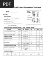 TO-251/252 Plastic-Encapsulate D Transistors: Electronics