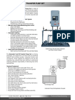 Automatic Fuel Oil Transfer Pump Set - Datasheet