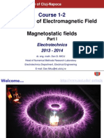 The Theory of Electromagnetic Field Magnetostatic Fields: Course 1-2