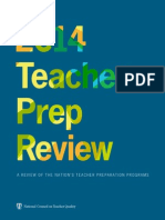 NCTQ 2014 Teacher Prep Report