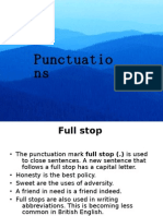 Punctuations