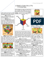 Solve A Rubik's Cube Like A Pro: in 10 Simple Steps!