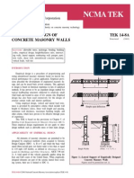 Ncma Tek: Empirical Design of Concrete Masonry Walls TEK 14-8A