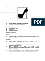 Elaboracion de Calzado para Damas