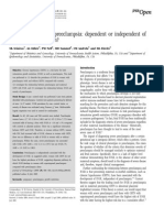 Rethinking IUGR in Preeclampsia: Dependent or Independent of Maternal Hypertension?