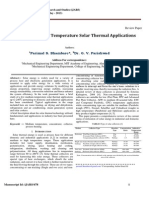 Study of Medium Temperature Solar Thermal Applications: Parimal S. Bhambare, Dr. G. V. Parishwad