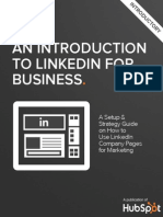 An Introduction To Linkedin For Business: A Setup & Strategy Guide On How To Use Linkedin Company Pages For Marketing