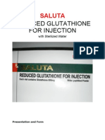 Saluta Reduced Glutathione For Injection