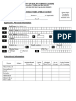 Admission For admissionformPG