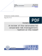 Corporate Risk Management