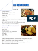 Recetas Colombianas