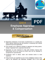 Employee Appraisal & Compensation: Unit 4