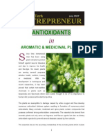 AntiOxidants in Aromatic Medical Plants