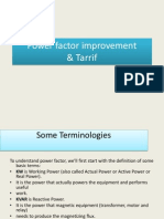 Power Factor Improvement & Tarrif