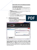 User Instructions Gemalto Tokens