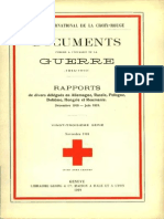 Rapport Des Drs Frédéric Guyot, René Guillermin Et Albert Meyer Sur La Visite de Quelques Hôpitaux Et Infirmeries de Prisonniers de Guerre de L'entente en Allemagne Pendant La Période de L'armistice