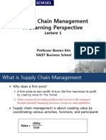 Supply Chain Management. Lecture 1.