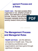 The Management Process and Managerial Roles