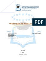 Informe Muestreo de Aceptacion