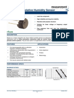 HS1101LF - Relative Humidity Sensor: Description