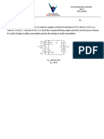 Sinai University Power Electronics (ELE364) Faculty of Engineering Quiz 2 Electrical Power and Machines Time: 45min