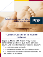 Rol Del Obstetra en Los Diferentes Niveles de Atención de Salud