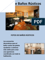 Fotos de Baños Rústicos