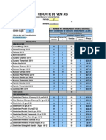 Reporte de Ventas Periodo1 Semana1