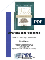 Uma Vida Com Propósitos - Rick Warren