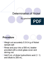 Determination of Nickel