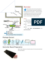 Touchkit Setup: Reminder