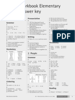 Elementary-Wb Answer Key