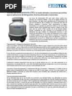 FRIOTEK - INFORME TECNICO - Torres de Enfriamiento para Agua PDF