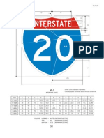 Interstate: Series 2000 Standard Alphabets. Optically Space Numerals About Vertical Centerline