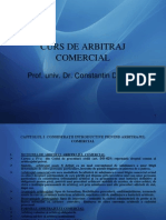 Curs de Arbitraj Comercial