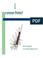 Function Points?: David Longstreet