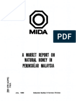 A Market Report On Natural Honey in Peninsular Malaysia